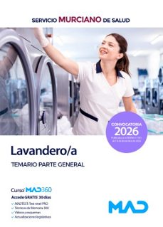 lavandera del servicio murciano de salud (sms). temario parte gen eral-9791370285036