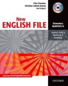 new english file elem students book / workbook  b-9780194518246