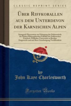 uber riffkorallen aus dem unterdevon der karnischen alpen-9780243433346
