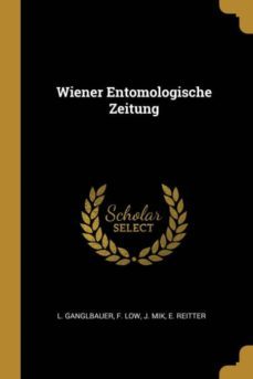 wiener entomologische zeitung-9780270005646