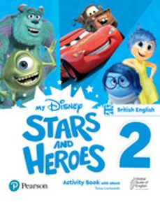 my disney stars and heroes british edition level 2 activity book with eb-9781292417646