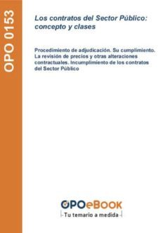 los contratos del sector publico: concepto y clases (ebook)-9781524306946