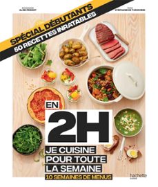en 2h je cuisine pour toute la semaine special debutants (ebook)-stephanie de turckheim-9782017096146