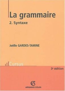 la grammaire (vol. 2): la syntaxe-9782200267346