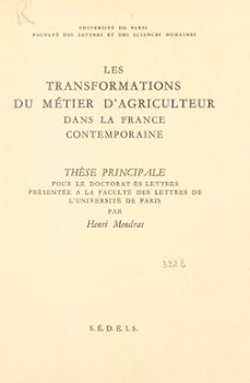 -henri mendras-9782307629146