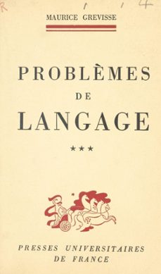 problèmes de langage (3) (ebook)-maurice grevisse-9782705942946
