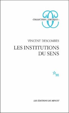 -vincent descombes-9782707339546