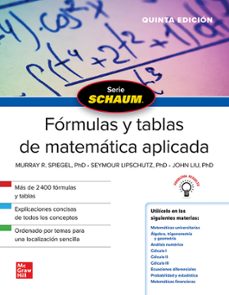 schaum formulas y tablas de matematica aplicada (5ª ed.)-9786071514646