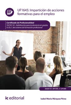 imparticion de acciones formativas para el empleo. ssce0110 (ebook)-9788411843553