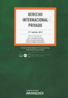 derecho internacional privado (17ª ed.)-jose luis iriarte angel-9788413095646