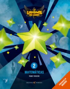 matematicas 2º educacion primaria trimestres madrid la leyenda del legado ed. 2018-9788414013946