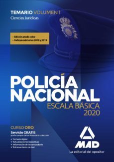 policia nacional escala basica. temario volumen 1 ciencias juridicas-9788414234846