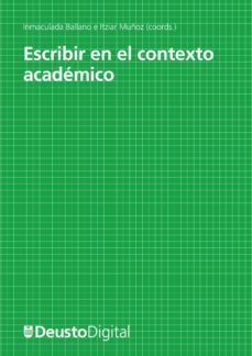 escribir en el contexto academico (ebook)-9788415759546