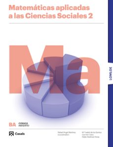 matematicas 2º bachillerato ccss lomloe codigo abierto mec ed 2023-9788421874646