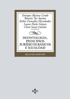 deontologia, principios juridicos basicos e igualdad (2ª ed.)-9788430973446