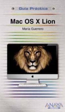 mac os x lion (guia practica)-maria guerrero-9788441530546