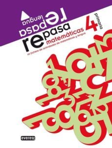 repasa: cuadernos de matematicas y lengua 4º primaria-9788444172446