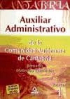 auxiliar administrativo (comunidad de cantabria) materias comunes (volumen i)-9788467645446