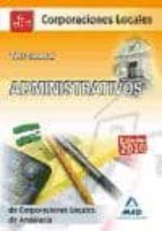 administrativos de corporaciones locales de andalucia. test gener al-9788467651546