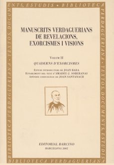 manuscrits verdaguerians ii: quaderns d exorcisme-9788472267046