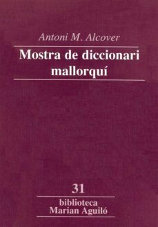 mostra de diccionari mallorqui-antoni m. alcover-9788484153146