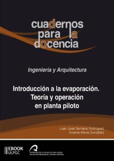 introduccion a la evaporacion (ebook)-juan jose santana rodriguez-vicente mena gonzalez-9788490422946