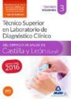tecnico superior en laboratorio de diagnostico clinico del servicio de salud de castilla y leon (sacyl). temario volumen 3-9788490938546