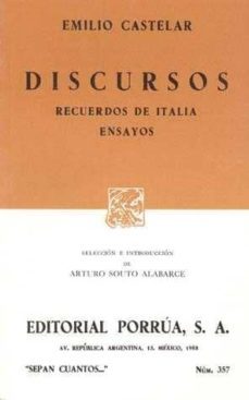 discursos, recuerdos de italia. ensayos-9789684325746