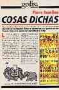 cosas dichas-9789688521250
