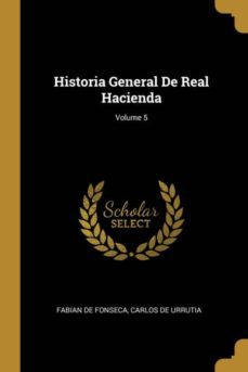historia general de real hacienda; volume 5-9780270604856