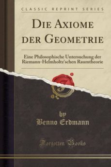 die axiome der geometrie-9780282654856