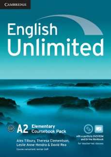english unlimited elementary coursebook with e-portfolio and online workbook pack-9781107677456