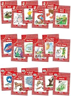 jolly phonics readers, complete set level 1: in precursive letters (british english edition)-sara wernham-9781844140756