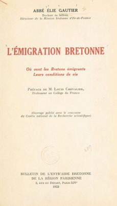 l'emigration bretonne (ebook)-élie gautier-9782307259756