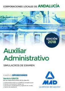 auxiliar administrativo de corporaciones locales de andalucía. simulacros de examen-9788414218556