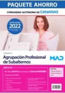 paquete ahorro agrupación profesional de subalternos (grupo e). comunidad autónoma de canarias-9788414264256