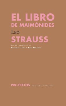 el libro de maimonides-leo strauss-9788415297956