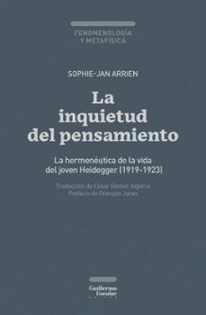 la inquietud del pensamiento-sophie jan arrien-9788419782656