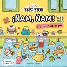 cosy cute: ¡ñam ñam!  (¡un libro precioso para colorear para toda s las edades, incluidos adolescentes y adultos!)-cosy cute-9788419802156