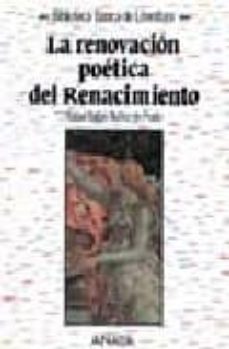 la renovacion poetica del renacimiento-rafael balbin n. de prado-9788420737256
