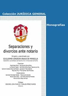 separaciones y divorcios ante notario-g. cerdeira bravo de mansilla-9788429019056