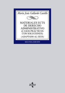 materiales ects de derecho administrativo: casos practicos con so luciones (adaptado al eees) (2ª ed)-9788430953356