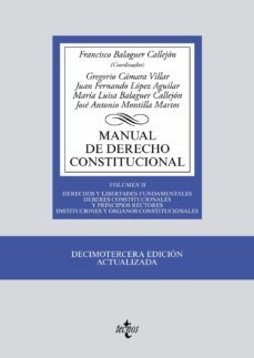 manual de derecho constitucional (vol. ii) (13ª ed.)-9788430974856