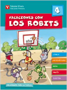 vacaciones con los robits 4º primaria + solucionario-9788431696856