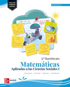 matematicas aplicadas a las ciencias sociales 1º bachillerato. edicion lomloe-9788448632656