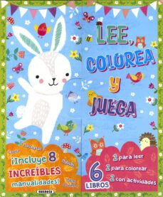 lee, colorea y juega (6 libros)-9788467786156
