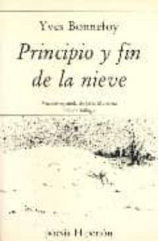 principio y fin de la nieve-9788475173856