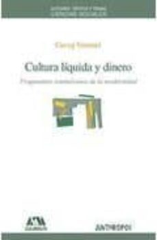 cultura liquida y dinero-georg simmel-9788476589656