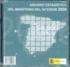 anuario estadistico del ministerio del interior 2006 cd rom-9788481502756