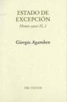 estado de excepcion: homo sacer ii, 1-9788481916256